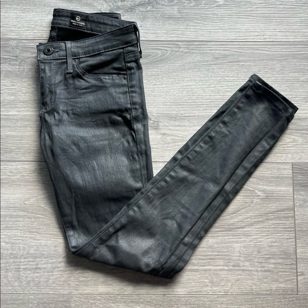 AG The Absolute Legging Extreme Skinny Jean in Black Size 24R